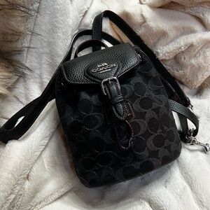NWT Coach mini backpack